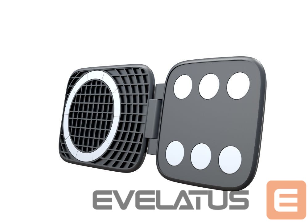 Universalus laikiklis (Popsocket) Evelatus MagSafe NON-Qi magnet mount (for Car Screen/dashboard, laptop, tablet, monitor) Black