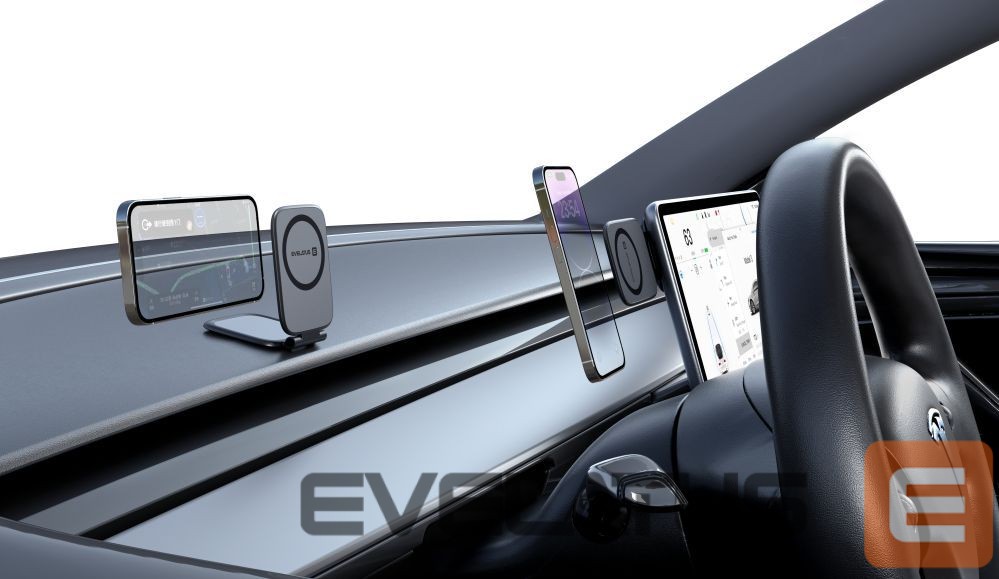 Universalus laikiklis (Popsocket) Evelatus MagSafe NON-Qi magnet mount (for Car Screen/dashboard, laptop, tablet, monitor) Black