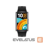 Fitneso apyrankė Huawei  Band 11 Pro Matte Black Aluminum Alloy Case with Black Fluoroelastomer Strap (Candy-B49F)