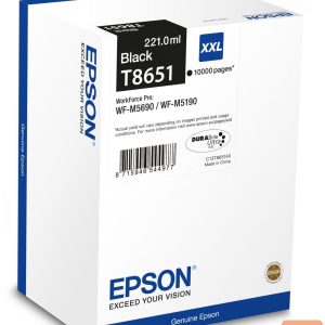 Eksploatacinės medžiagos spausdintuvams EPSON  C13T865140 Ink cartridge, Black 