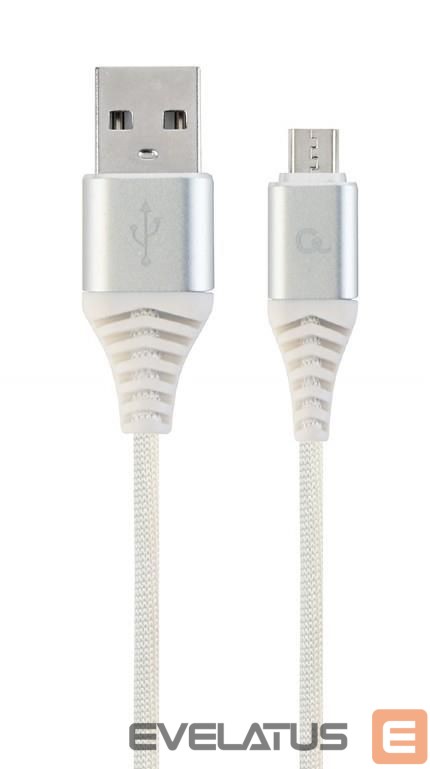 Kabelis Gembird CABLE USB2 TO MICRO-USB 2M/CC-USB2B-AMMBM-2M-BW2