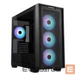 Kompiuterio dėžė Asus  Case||A21 PLUS|MidiTower|Case product features Transparent panel|Not included|MicroATX|MiniITX|Colour Black|A21PLUSTGARGBBLACK 