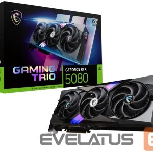 Vaizdo plokštės / Vaizdo plokštės MSI  Graphics Card||NVIDIA GeForce RTX 5080|16 GB|GDDR7|256 bit|PCIE 5.0 16x|Dual Slot Fansink|1xHDMI|3xDisplayPort|RTX508016GGAMTRIOOC 