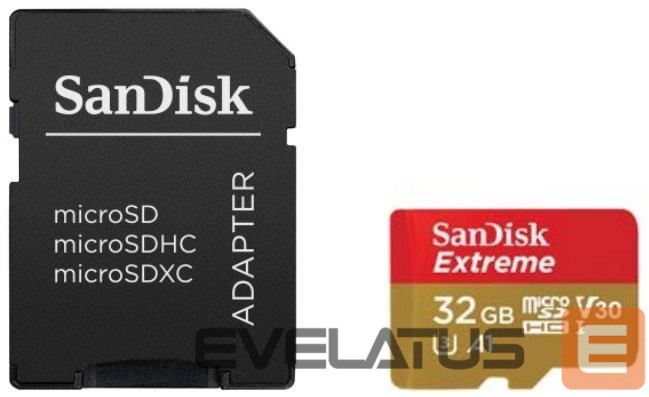 Kitas kompiuterio priedas SANDISK BY WESTERN DIGITAL MEMORY MICRO SDHC 32GB UHS-I/W/A SDSQXAF-032G-GN6AT