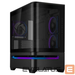 Kompiuterio dėžė Asus  Case||micro ATX/Mini-ITX|Black|Midi Tower|PC|Prime AP202 ARGB|PRIMEAP202TG 