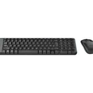 Kompiuterio klaviatūra Logitech  KEYBOARD WRL COMBO MK220/BLACK 920-003161 