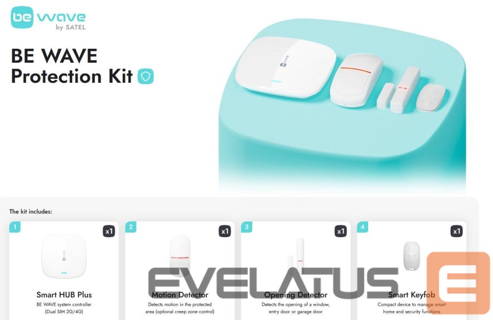 Serveris – kiti priedai SATEL CONTROL PANEL WRL/BEWAVE PROTECTION KIT