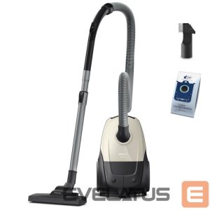 Dulkių siurblys Philips  Vacuum Cleaner||Input power 800 W|Dust capacity 3 L|Cylinder vacuum|Cleaning type Dry|Dust container Dust bag|Colour Black/Beige|XD1101/10 