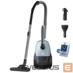 Dulkių siurblys Philips  Vacuum Cleaner||Input power 800 W|Dust capacity 3 L|Cylinder vacuum|Cleaning type Dry|Dust container Dust bag|Colour Blue|XD1142/10 