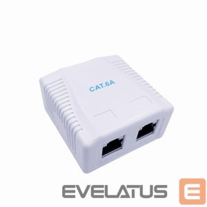 Jungikliai Gembird  CABLE ACC MOUNT BOX CAT6A FTP/2P NCAC-2F6A-01 