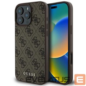 Kitas telefono priedas Guess  Guess 4G Classic iPhone 16 Pro Max Case - Brown 