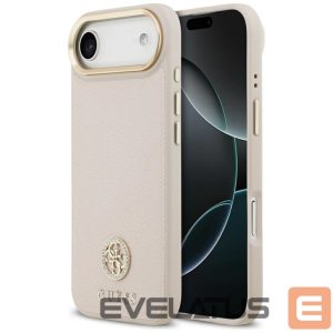 Kitos prekės Guess  Guess Grained Strass Logo MagSafe iPhone Air Case - Pink 