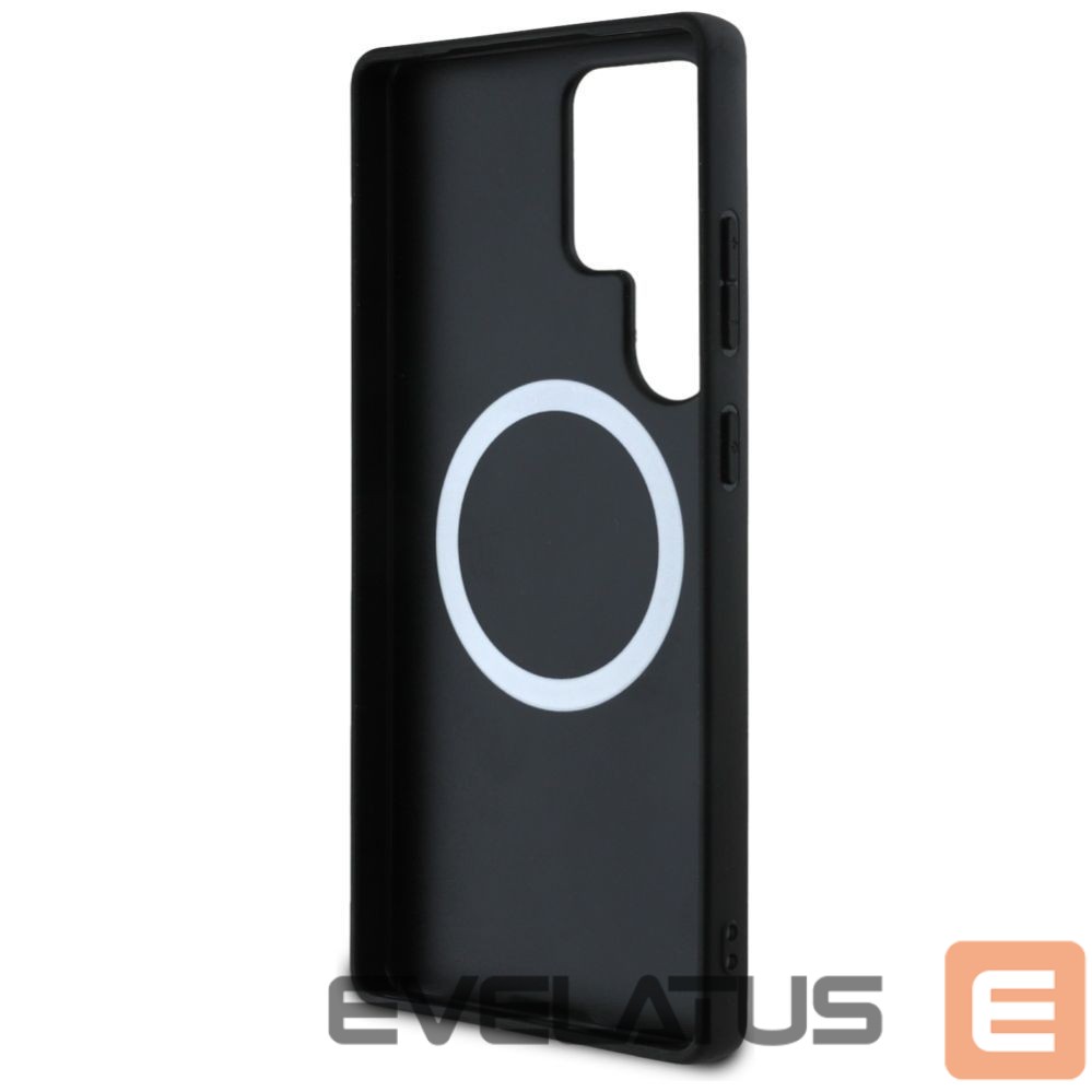 Kitos prekės BMW BMW Leather Carbon MagSafe Case for Samsung Galaxy S25 Ultra - Black