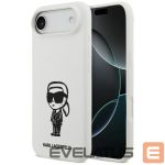 Kitos prekės Karl Lagerfeld  Karl Lagerfeld Silicone Karl Sketch & Logo MagSafe Case for iPhone 17 Air - White 