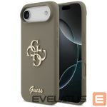 Kitos prekės Guess  Guess Silicone Big 4G Script Case for iPhone Air - Brown 