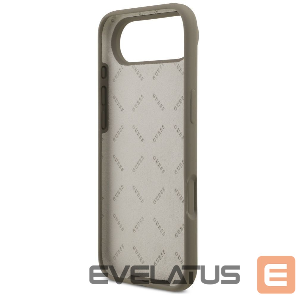 Kitos prekės Guess Guess Silicone Big 4G Script Case for iPhone Air - Brown