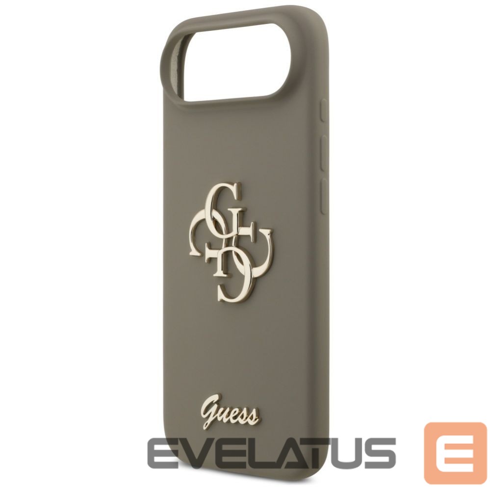 Kitos prekės Guess Guess Silicone Big 4G Script Case for iPhone Air - Brown