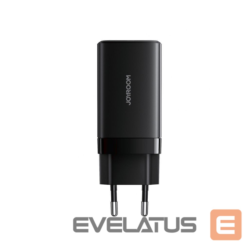Kitos prekės Joyroom Joyroom JR-TG10 65W GaN 2x USB-C + USB-A wall charger with 100W USB-C - USB-C 1.2m cable - black