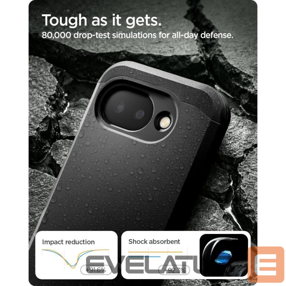 Kitos prekės Spigen Spigen Tough Armor Mag MagSafe case for Google Pixel 10A - black