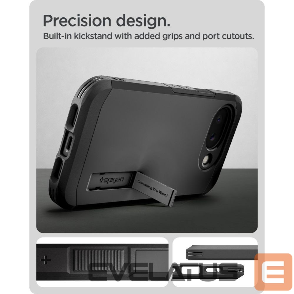 Kitos prekės Spigen Spigen Tough Armor Mag MagSafe case for Google Pixel 10A - black