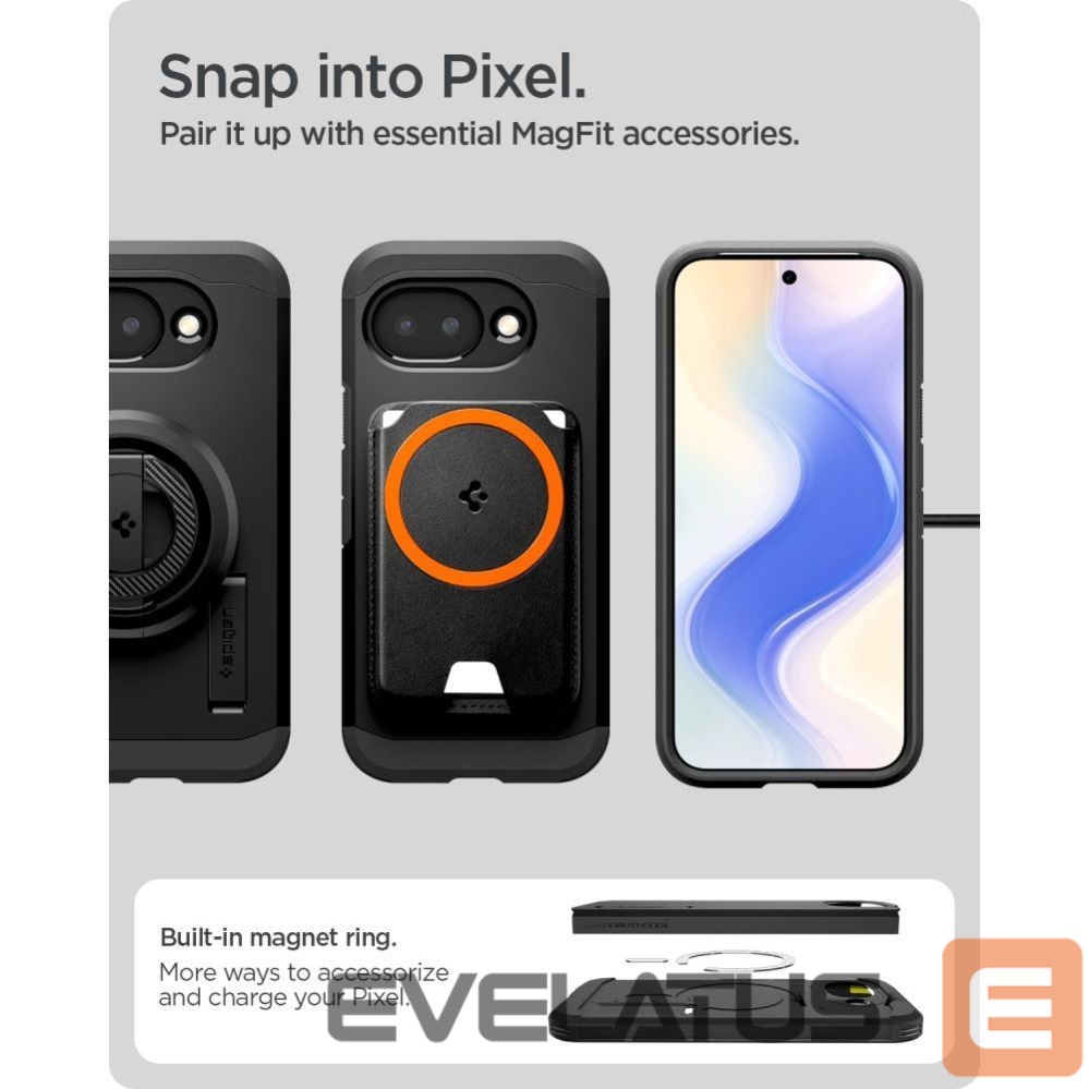 Kitos prekės Spigen Spigen Tough Armor Mag MagSafe case for Google Pixel 10A - black