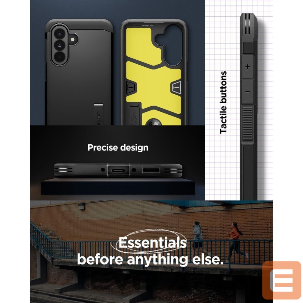 Kitos prekės Spigen Spigen Rugged Armor Case for Samsung Galaxy A37 5G - Black