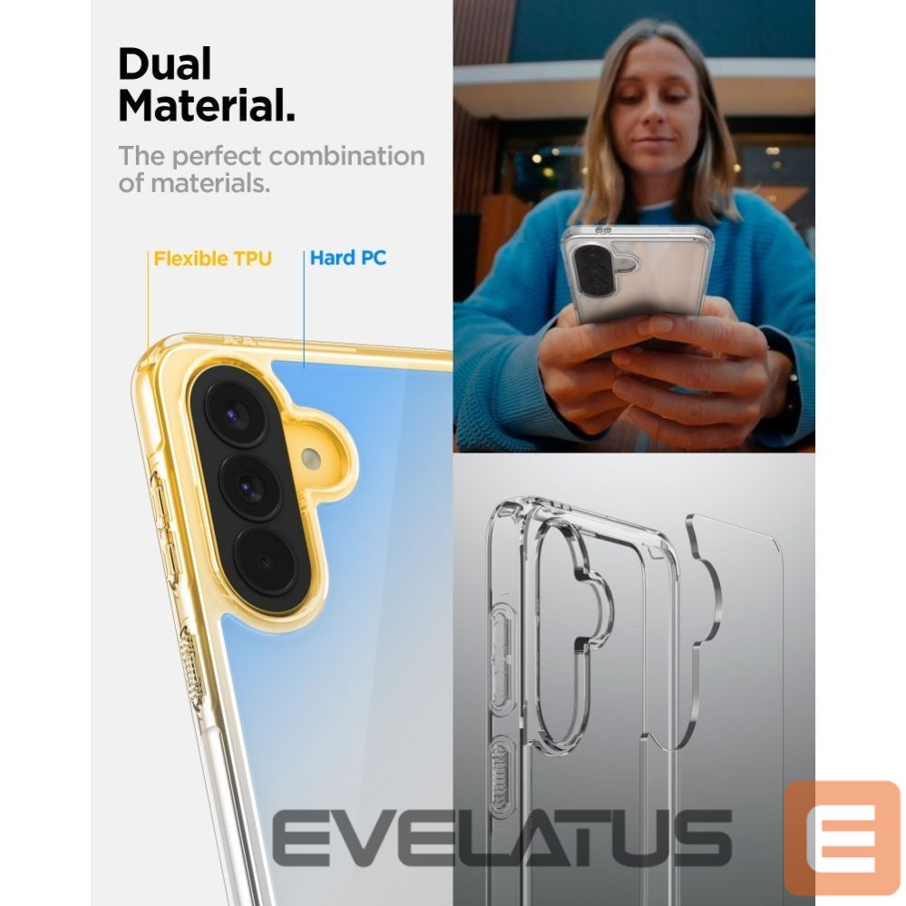 Kitos prekės Spigen Spigen Ultra Hybrid Case for Samsung Galaxy A57 5G - Transparent