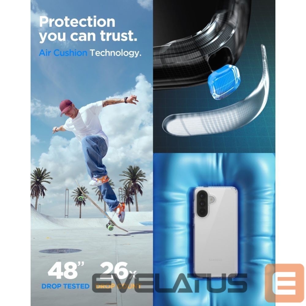 Kitos prekės Spigen Spigen Ultra Hybrid Case for Samsung Galaxy A57 5G - Transparent
