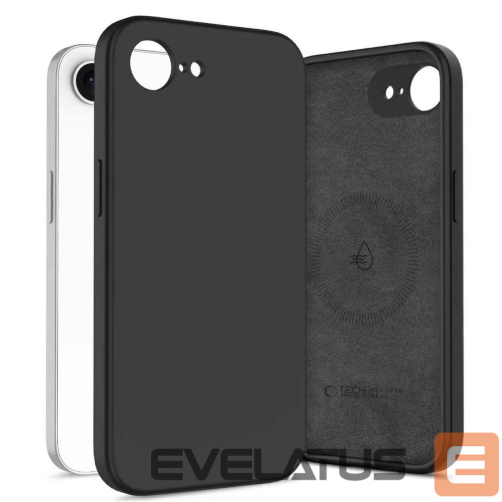 Kitos prekės Tech-Protect Tech-Protect Silicone MagSafe Case for iPhone 16e / 17e - Black
