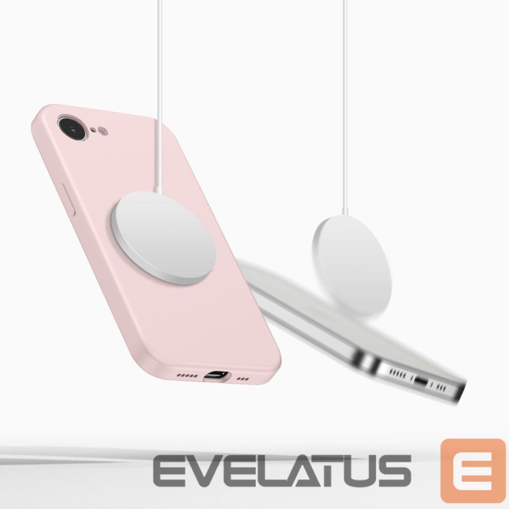 Kitos prekės Tech-Protect Tech-Protect Silicone MagSafe Case for iPhone 16e / 17e - Pink
