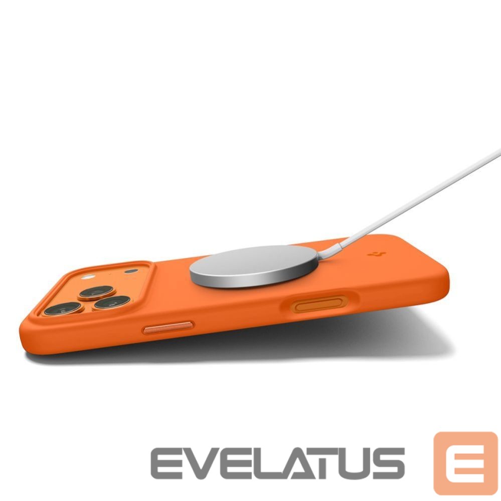 Kitos prekės Spigen Spigen Silicone Fit Mag Case for iPhone 17 Pro - Orange