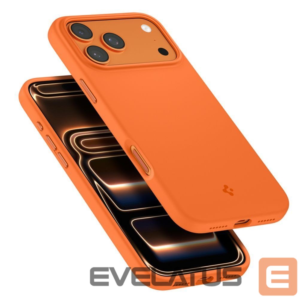 Kitos prekės Spigen Spigen Silicone Fit Mag Case for iPhone 17 Pro - Orange