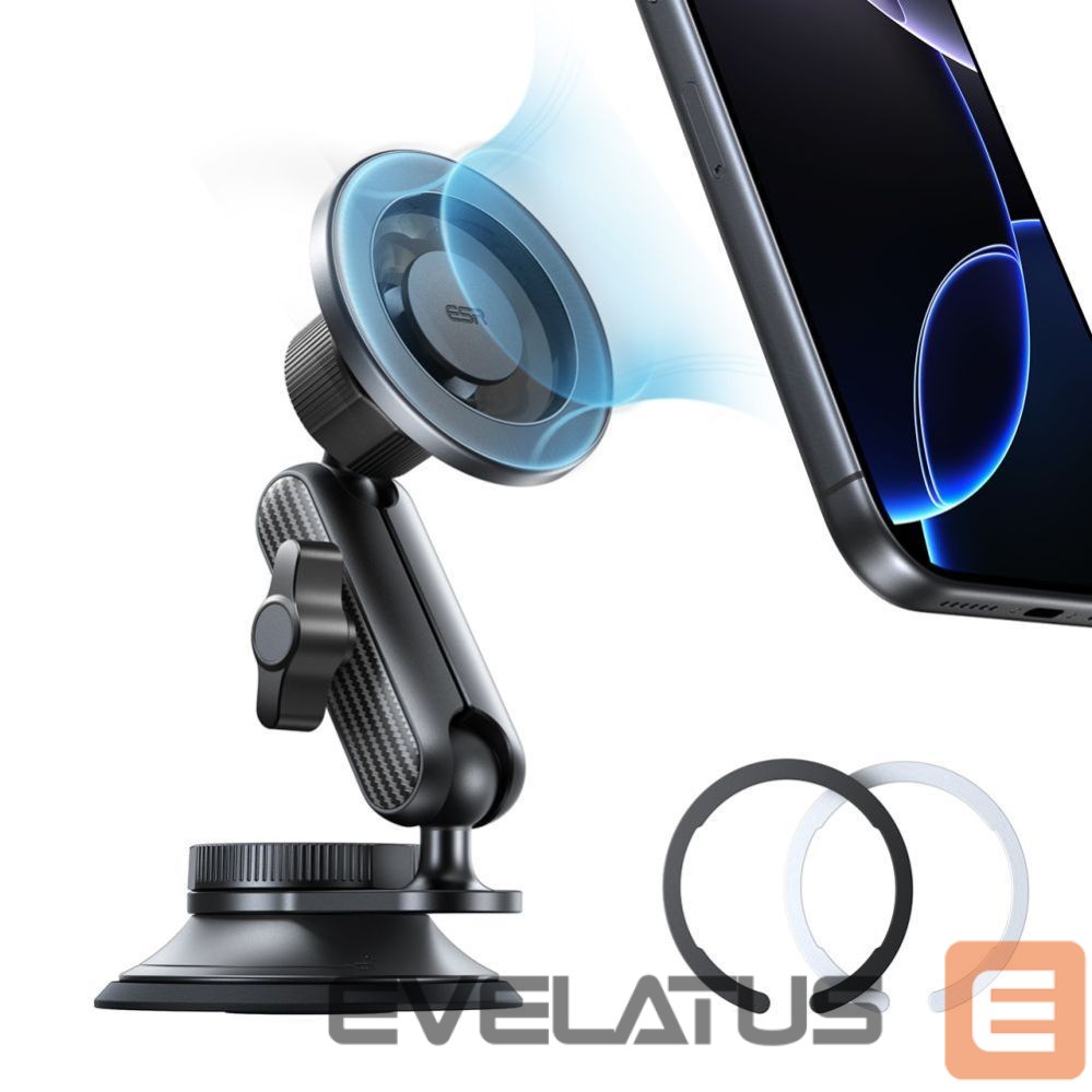Kitos prekės ESR ESR OmniLock MagSafe Cockpit Car Mount - Black