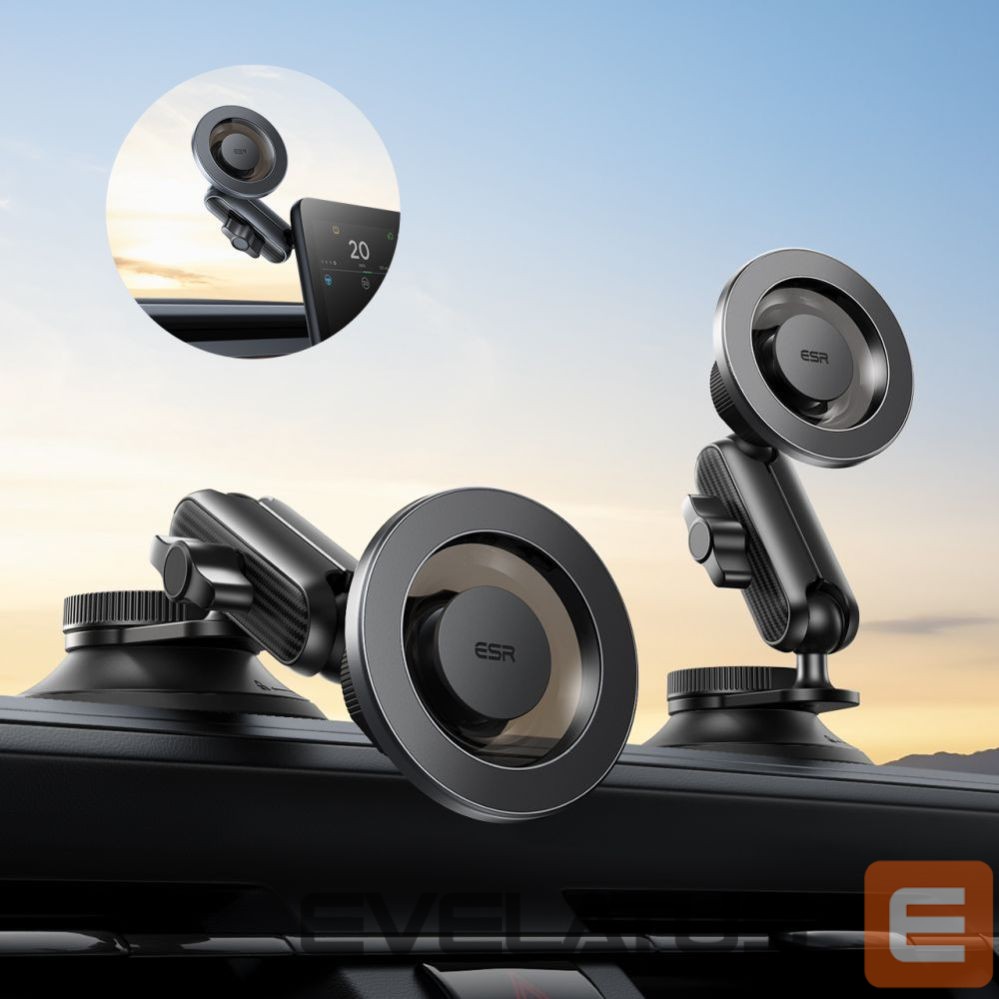 Kitos prekės ESR ESR OmniLock MagSafe Cockpit Car Mount - Black