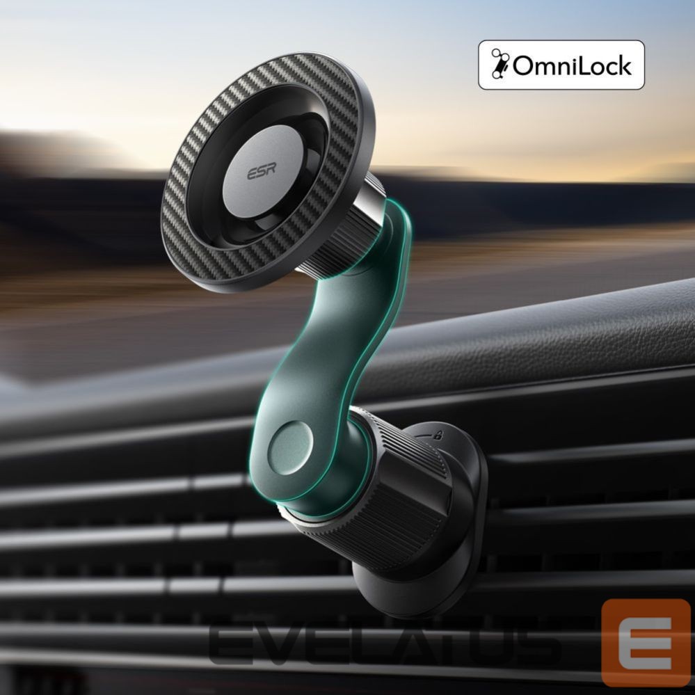 Kitos prekės ESR ESR OmniLock MagSafe Car Air Vent Mount - Black