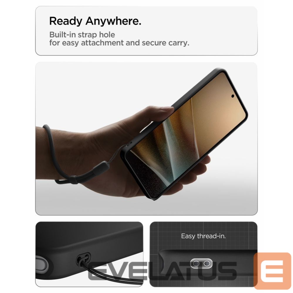 Kitos prekės Spigen Spigen Thin Fit Mag MagSafe Case for Samsung Galaxy S26 Ultra - Black
