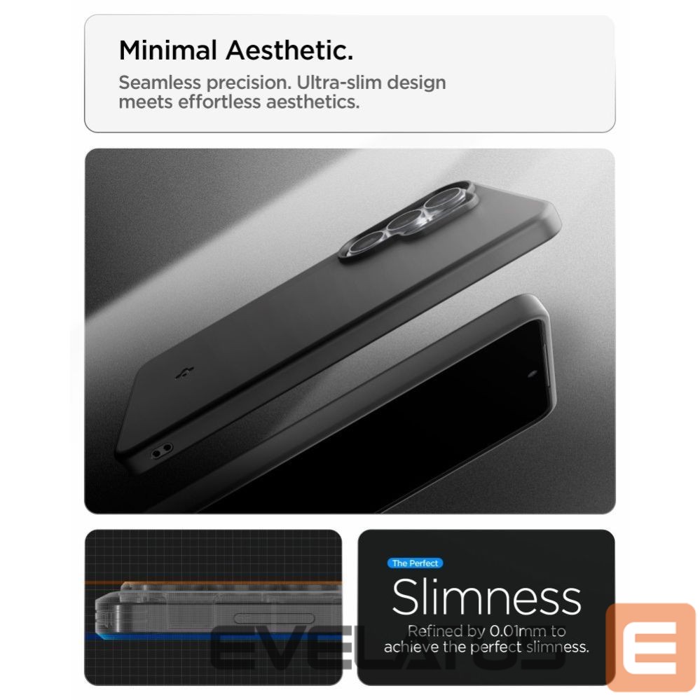 Kitos prekės Spigen Spigen Thin Fit Mag MagSafe Case for Samsung Galaxy S26 Ultra - Black