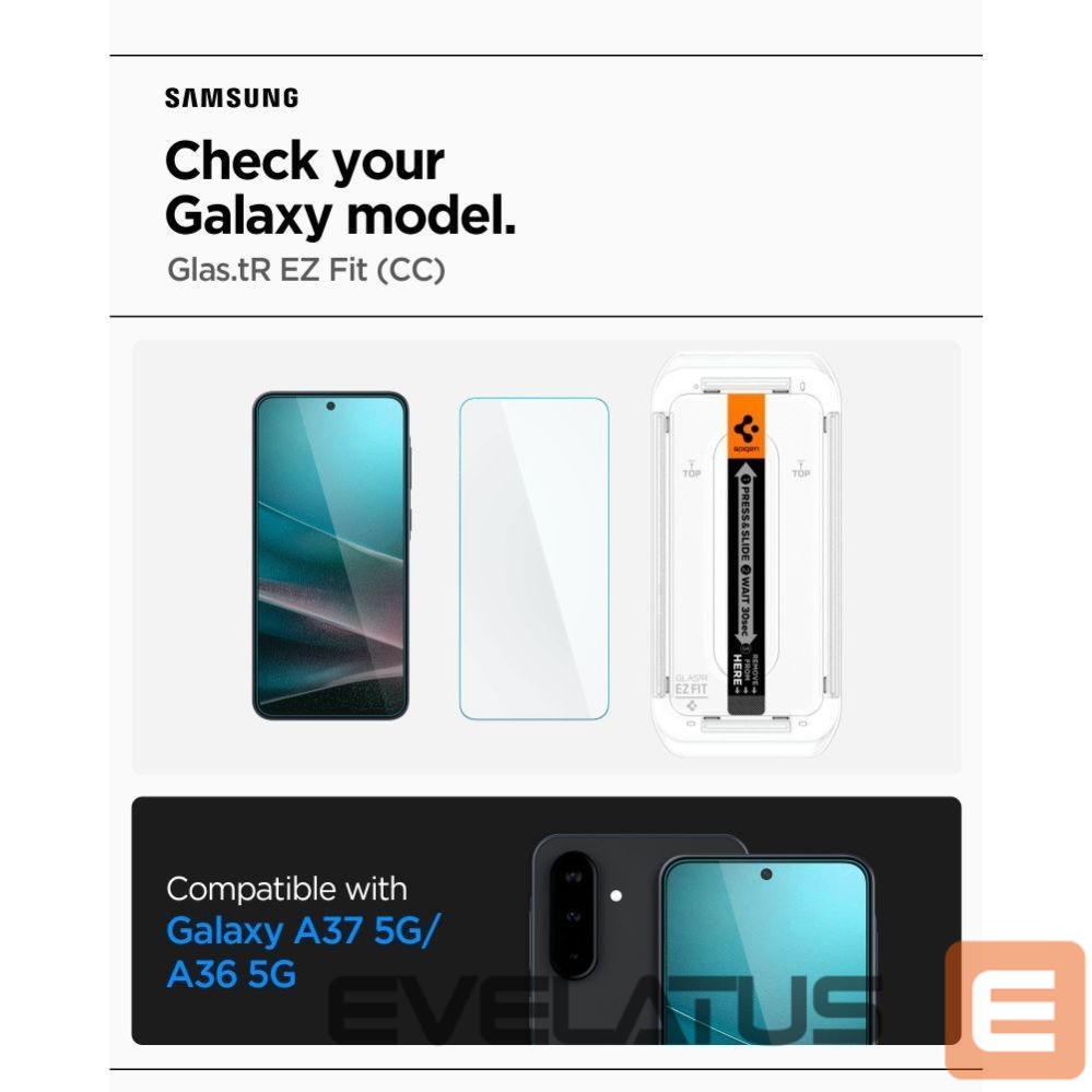 Kitos prekės Spigen Spigen Glas.tR EZ Fit Tempered Glass for Samsung Galaxy A36 / A37 5G