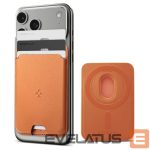 Kitos prekės Spigen  Spigen Valentinus MagSafe Magnetic Phone Wallet - Orange 