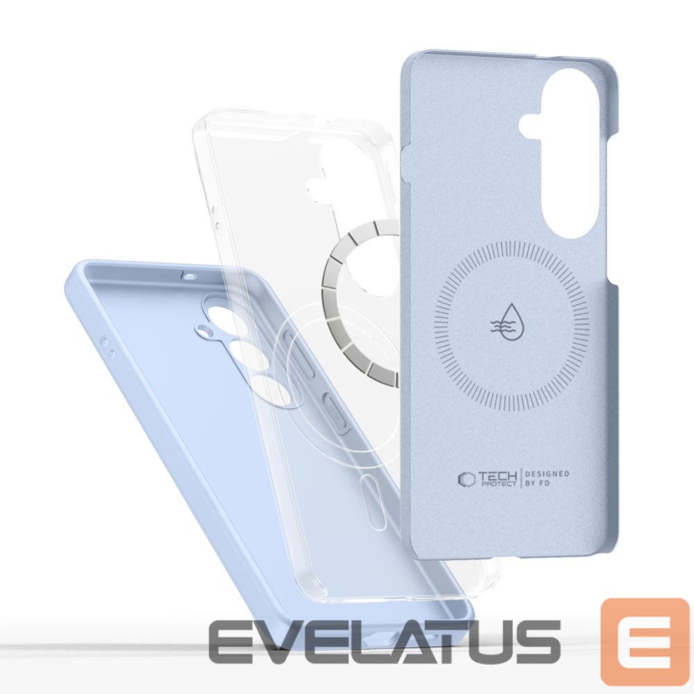Kitos prekės Tech-Protect Tech-Protect Silicone MagSafe Case for Samsung Galaxy S26 - Blue