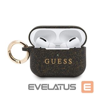 Kitos prekės Guess  Guess Ring Silicone Case for AirPods Pro Cover - Black and Gold 