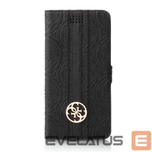 Kitos prekės Guess  Guess 4G Heritage Book Universal L 4.6" - 5.2" case - black 
