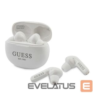 Kitos prekės Guess  Guess GUTWS1CWHTWS Bluetooth Wireless Headphones - White 