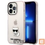Kitos prekės Karl Lagerfeld  Karl Lagerfeld Choupette Body Case for iPhone 14 Pro Max - Pink 