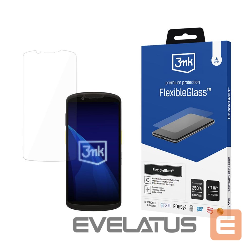 Kitos prekės 3MK 3mk FlexibleGlass hybrid glass for Zebra TC 53/58/58e