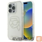 Kitos prekės Karl Lagerfeld  Karl Lagerfeld 3D Rubber Signature Case for iPhone 15 Pro Max - Black 