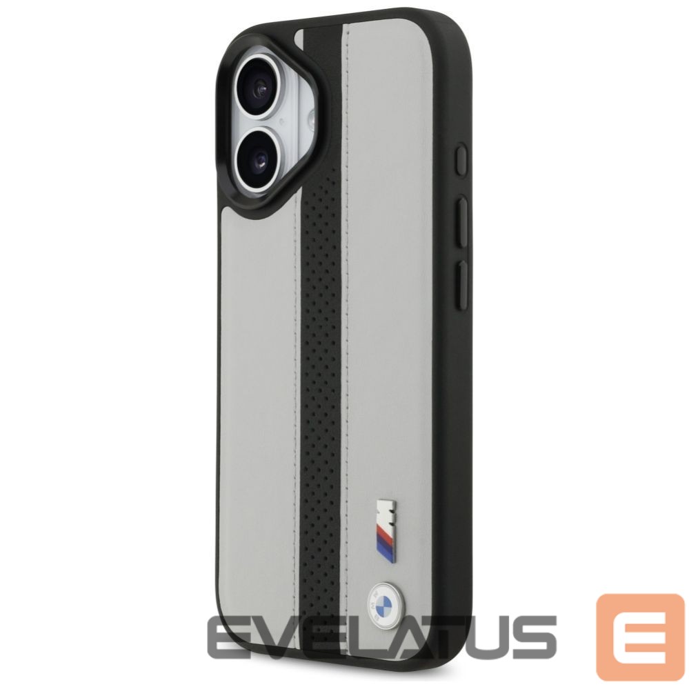 Kitos prekės BMW BMW M Perforated Stripe Logo MagSafe Case for iPhone 17 - Gray