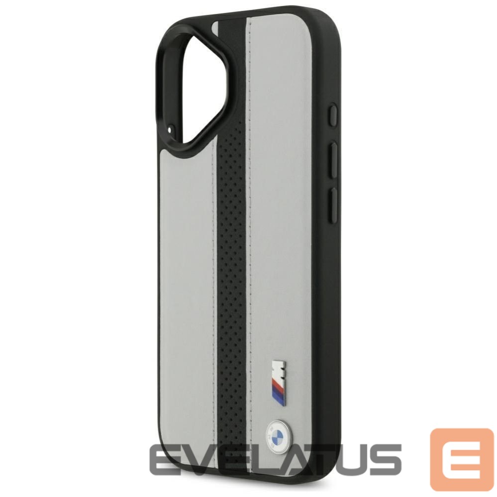 Kitos prekės BMW BMW M Perforated Stripe Logo MagSafe Case for iPhone 17 - Gray