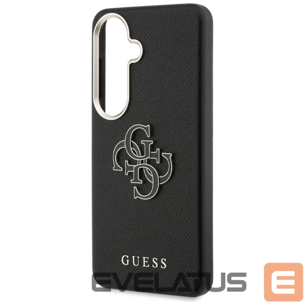 Kitos prekės Guess Guess Grained Big 4G Metal Logo case for Samsung Galaxy S26+ - black