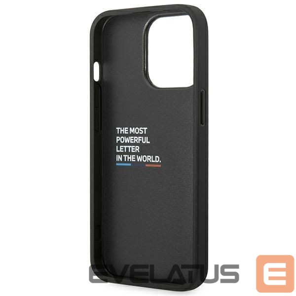 Kitos prekės BMW BMW Grip Stand Hot Stamp Case for iPhone 14 / 15 / 13 - Black